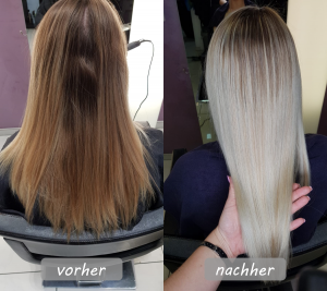 Balayage Bilder vorher nachher 2